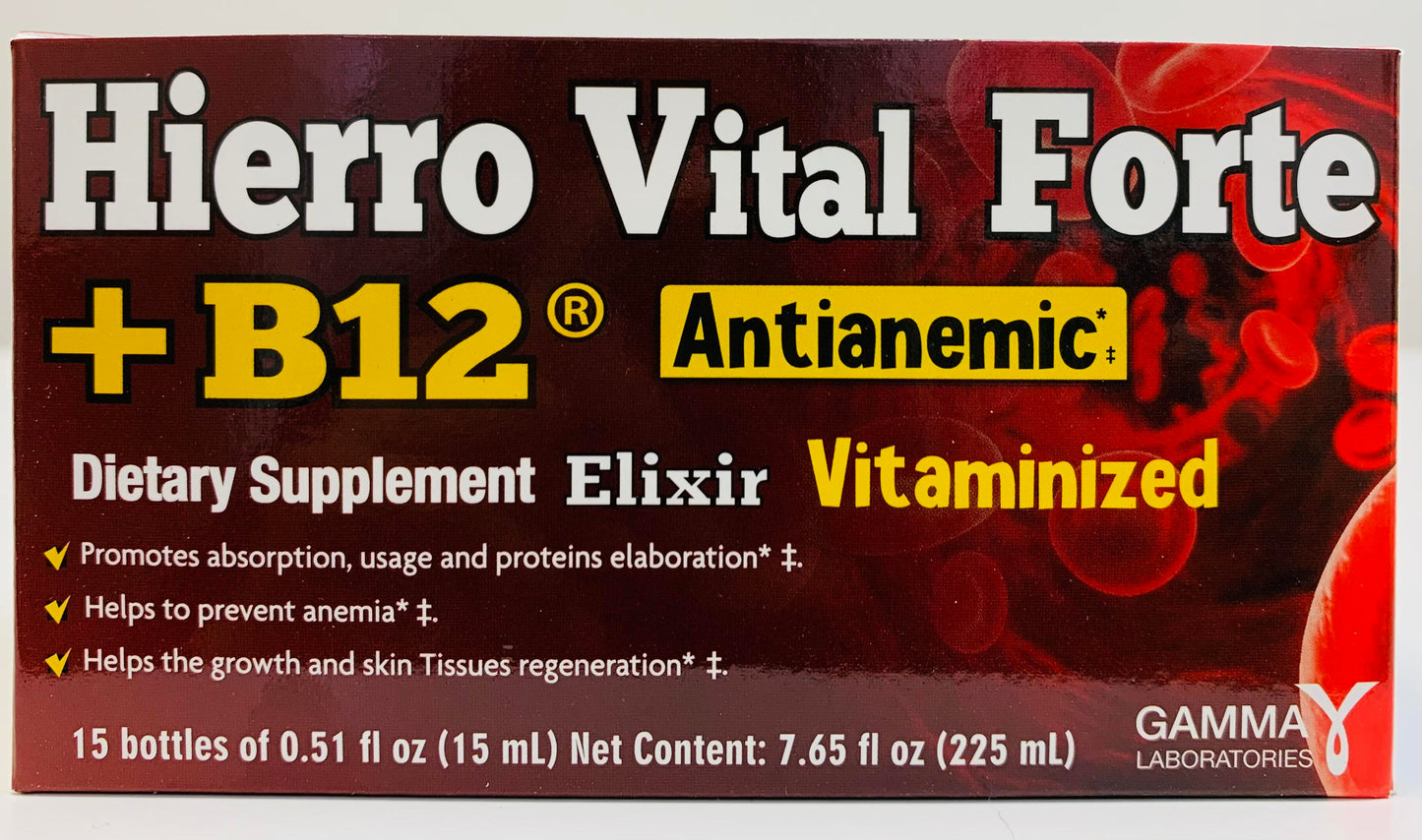 HIERRO VITAL FORTE15 VIALES GAMMA PK3 / UOM C12