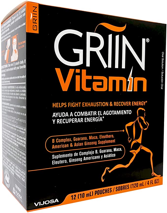 GRIIN VITAMIN 12 POUCHES 10ML PK3 / UOM M72
