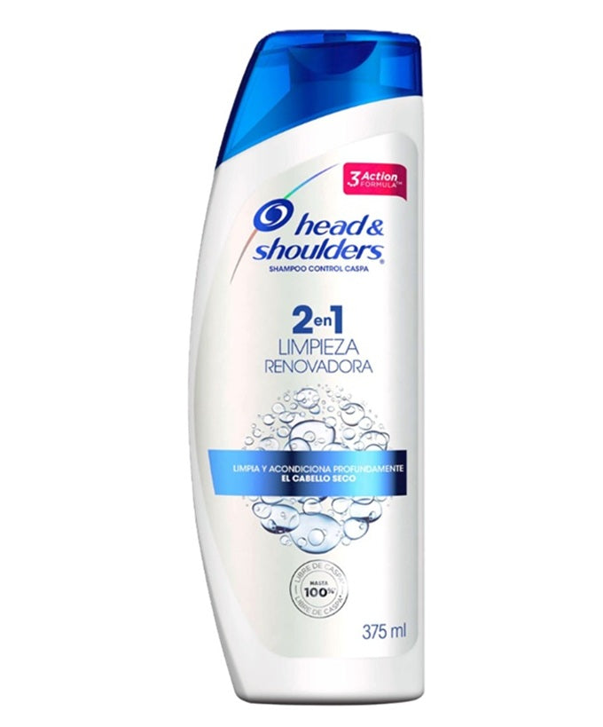 HEAD & SHOULDERS 2 EN 1 LIMPIEZA REN CONTROL CASPA 375ml PK6/UOM C12