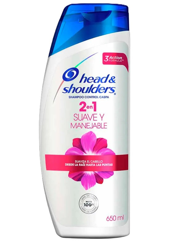 H&S 2 EN 1 SUAVE Y MANEJABLE 650ml PK5 / UOM C10