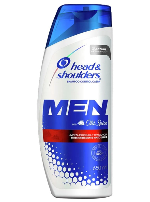 H&S MEN OLD SPICE 650ml PK5 / UOM C10