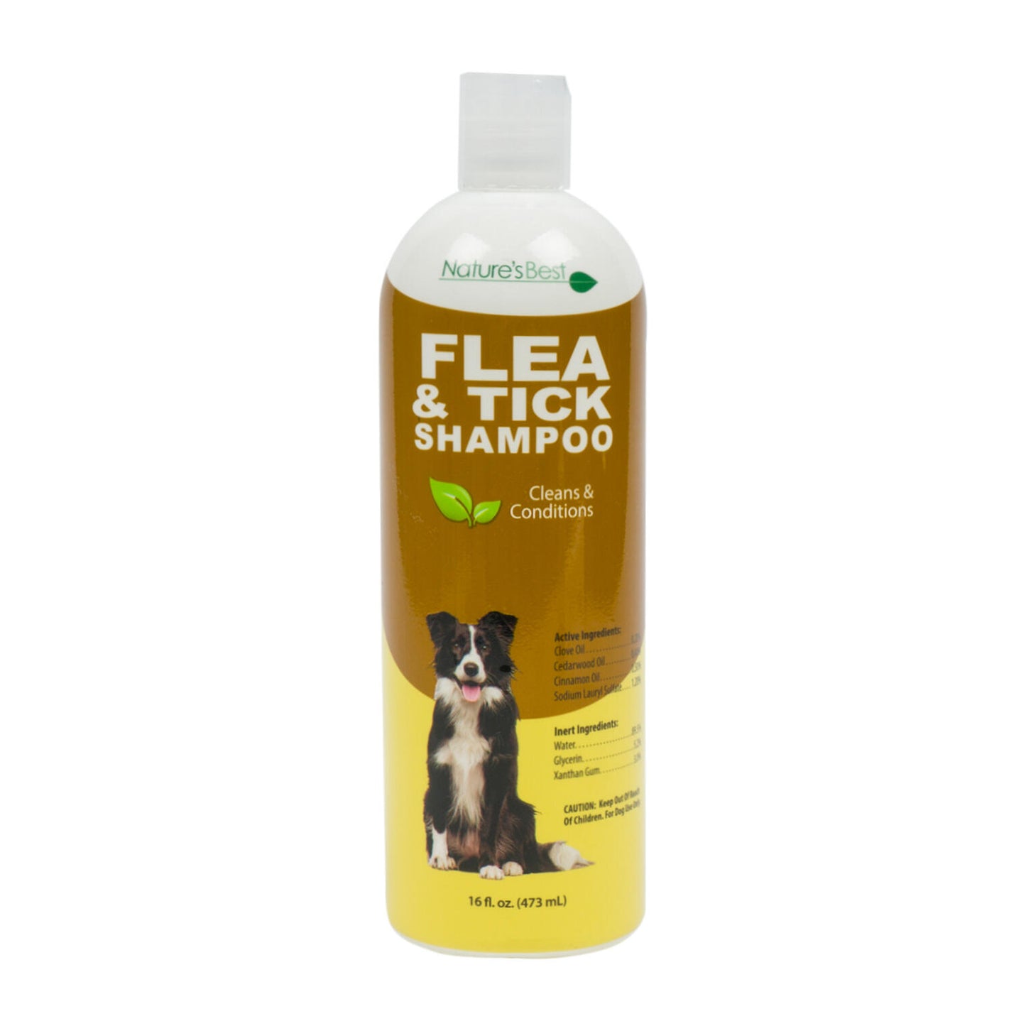 NATURE'S BEST FLEA & TICK PET SHAMPOO 16oz PK6 / UOM C12