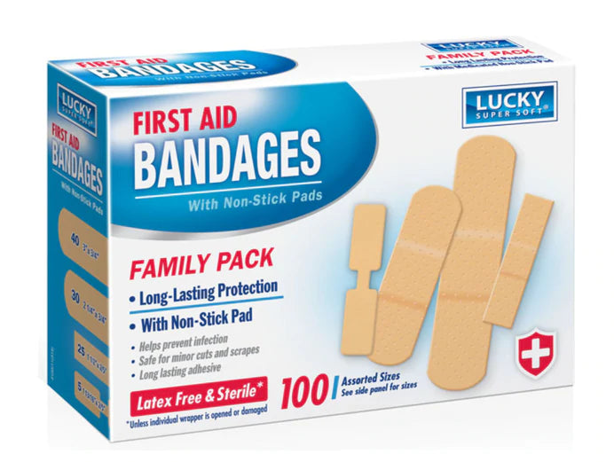 BAND AID LUCKY *100 S ASSORTED SIZES / UOMC12