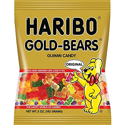 HARIBO GOLD-BEARS 5oz CASE 12 DISPLAY / UOM DSP