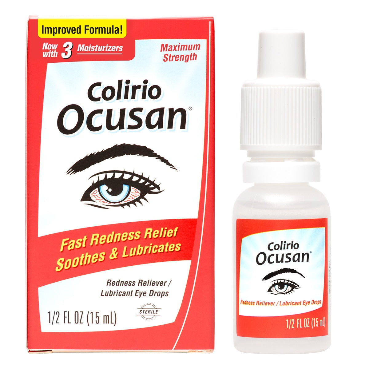 COLIRIO OCUSAN / REG. EYE DROPS .5 OZ PK4 / UOM C24