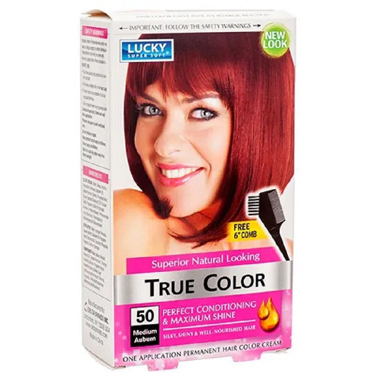 LUCKY HAIR COLOR MEDIUM AUBURN PK6 / UOM C12