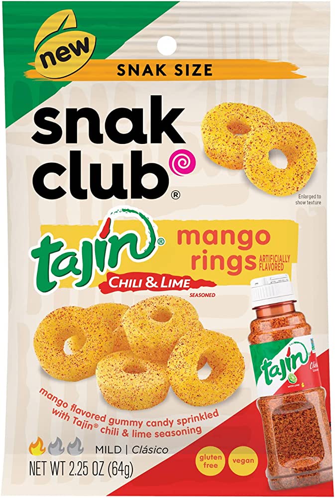 TAJIN MANGO RINGS 2.25 OZ CS12 / UOM C12