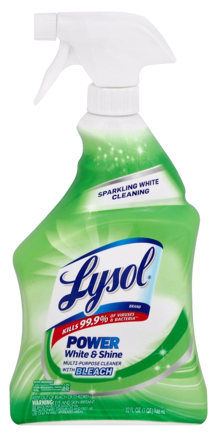 LYSOL ALL PURPOSE CLEANER W/BLEACH 32OZ PK6 / UOM C12
