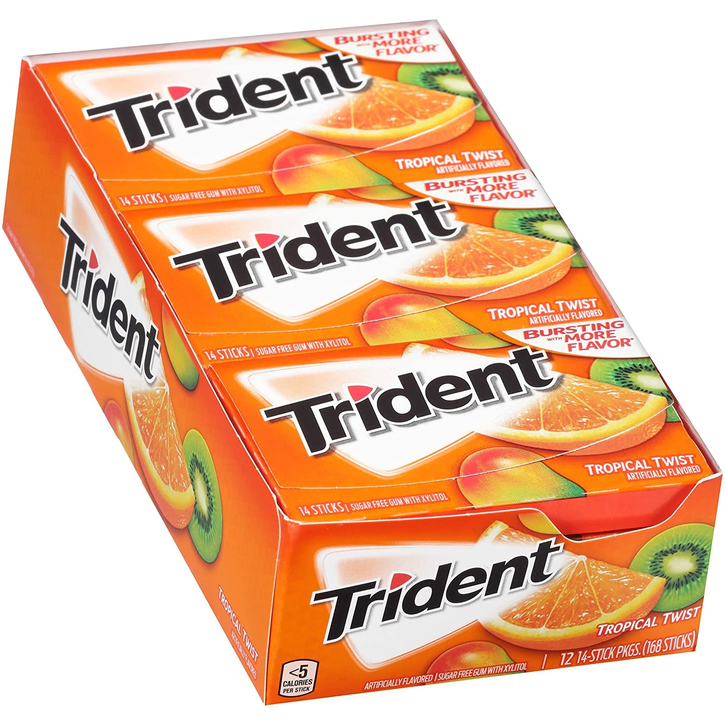 Trident Value Pack 14 S Tropical Twist Display (Display)