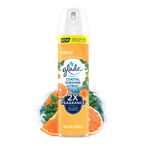 GLADE AIR FRESHENER COASTAL SUNSHINE 8.3 OZ C6 / UOM C6