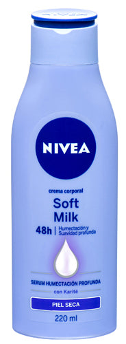 NIVEA CREMA BODY SOFT MILK PIEL SECA 220ML PK6 / UOM C12