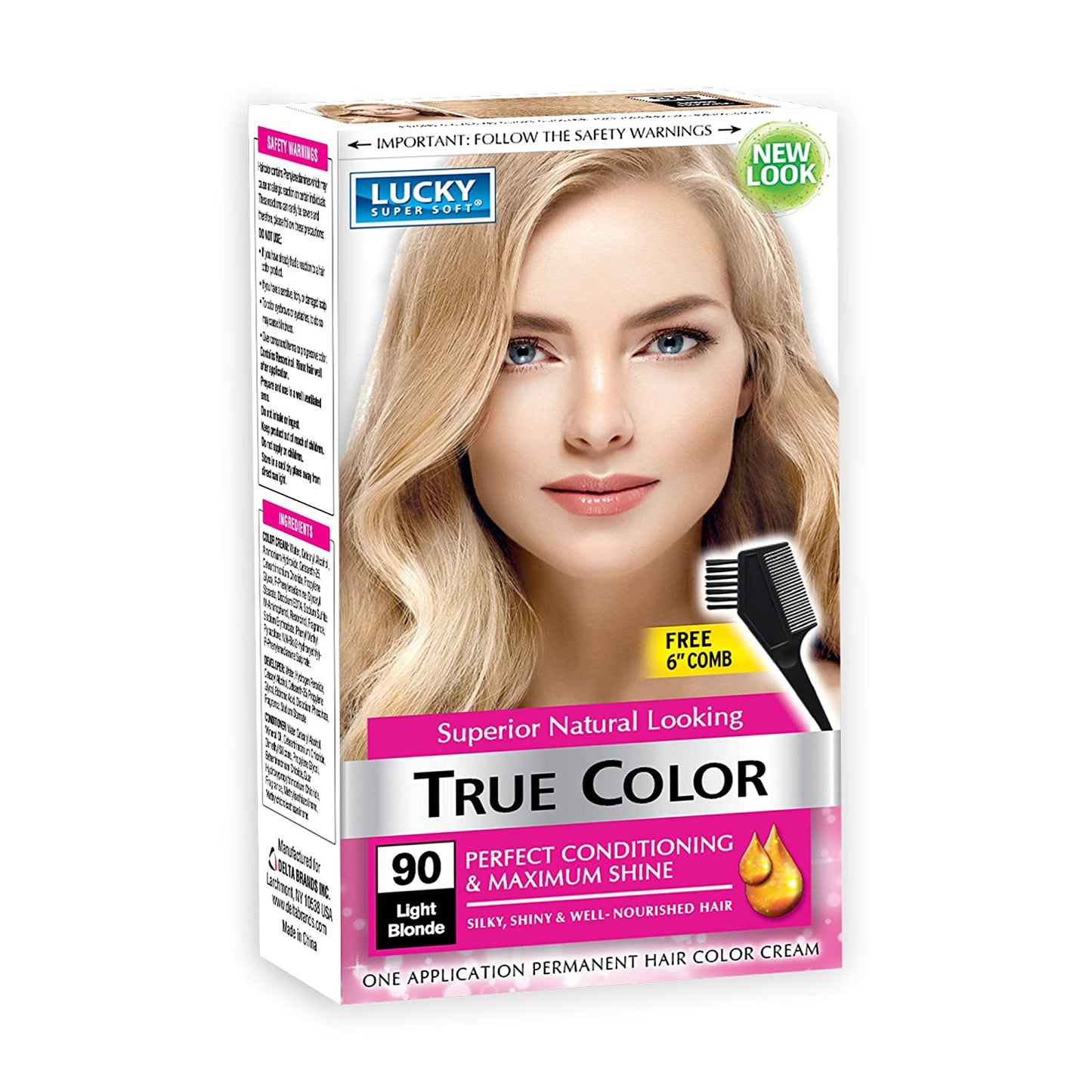 LUCKY HAIR COLOR LIGHT BLOND PK6 / UOM C12