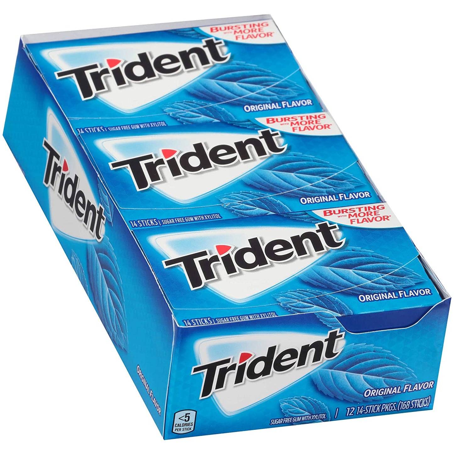 Trident Value Pack 14s Original Flavor Sugar Free Gum Display