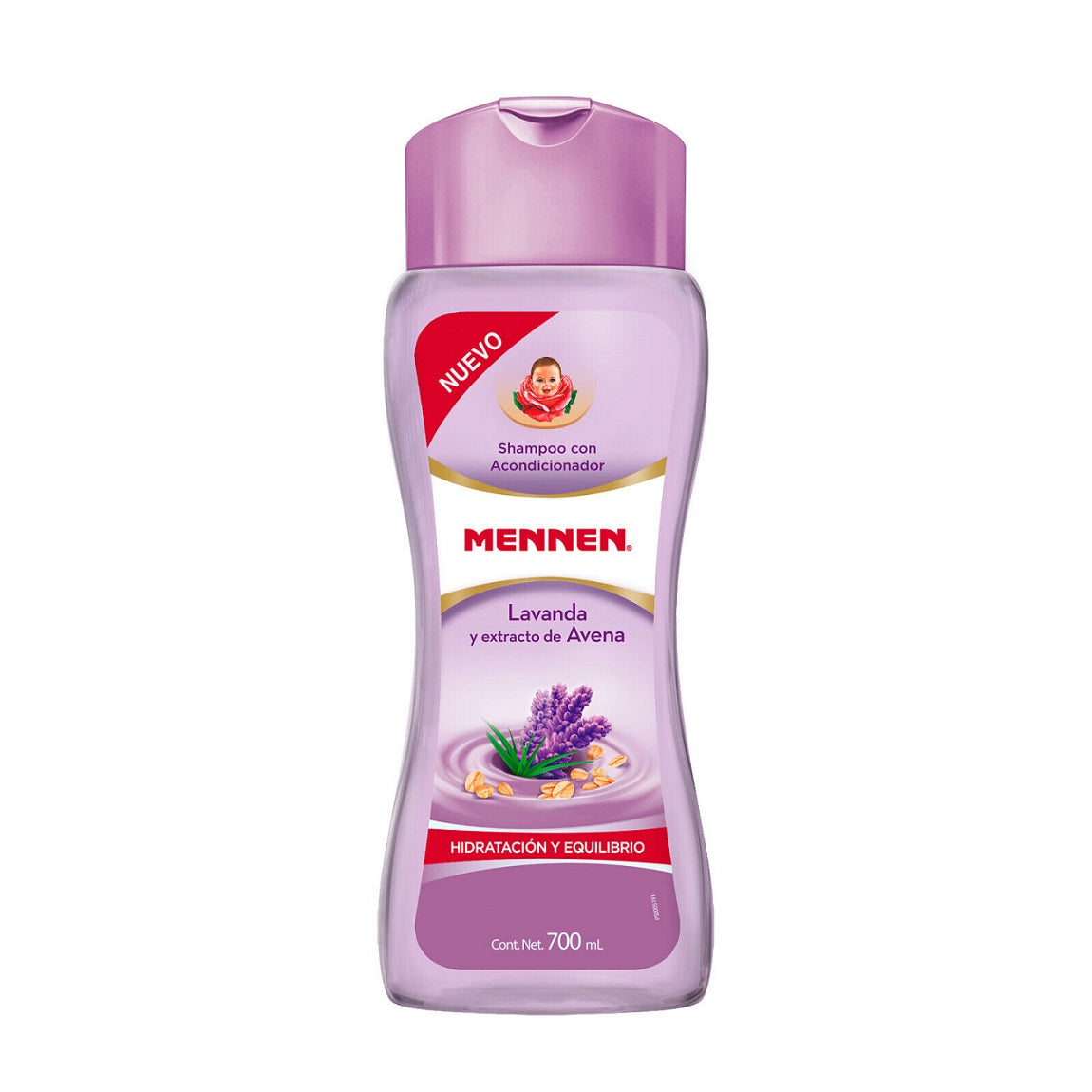 MENNEN SHAMPOO LAVANDA Y AVENA 700ML PK6 / UOM C12