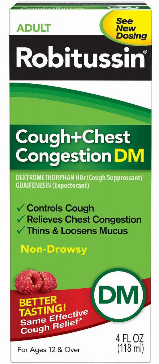 ROBITUSSIN DM COUGH & CONGESTION 4OZ PK3 / UOM C12