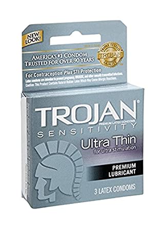 CONDOMS TROJAN GREY ULTRA THIN 3CT PK6 / UOM C12