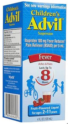 ADVIL CHILDREN FRUIT 4oz PK3 / UOM C12