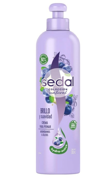 SEDAL CREMA BRILLO Y SUAVIDAD MORA 300ML PK6 / UOM C12