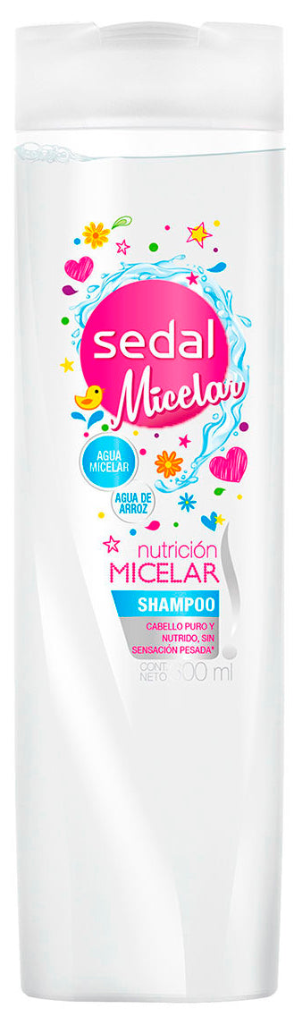 SEDAL SHAMPOO NUTRICION MICELAR 300ML PK6 / UOM C12