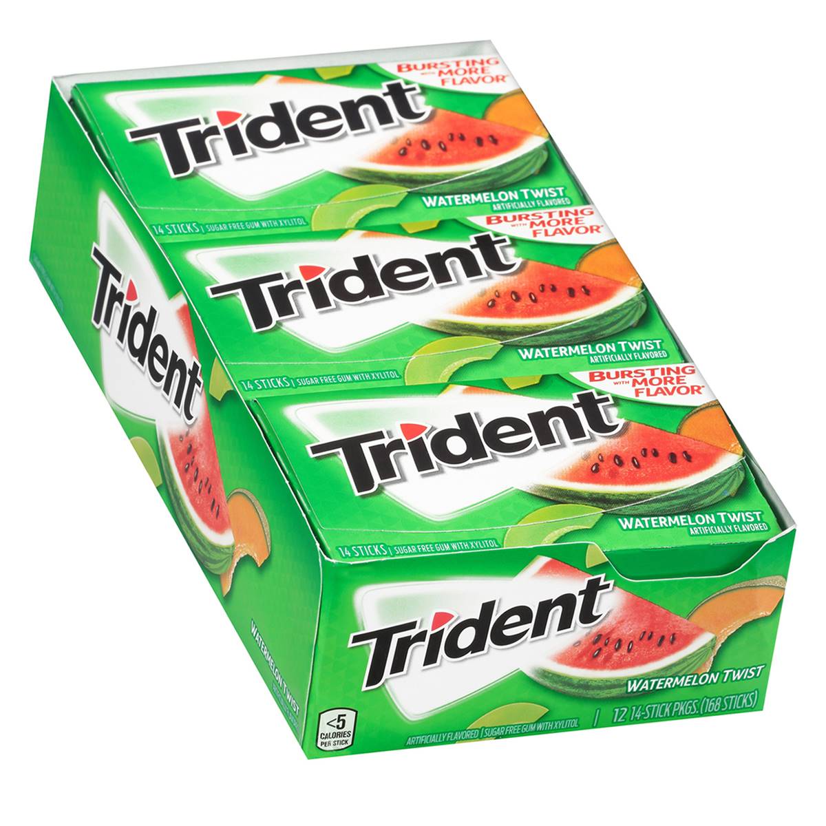 TRIDENT VALUE PACK 14 S WATERMELON DISPLAY / UOM DSP