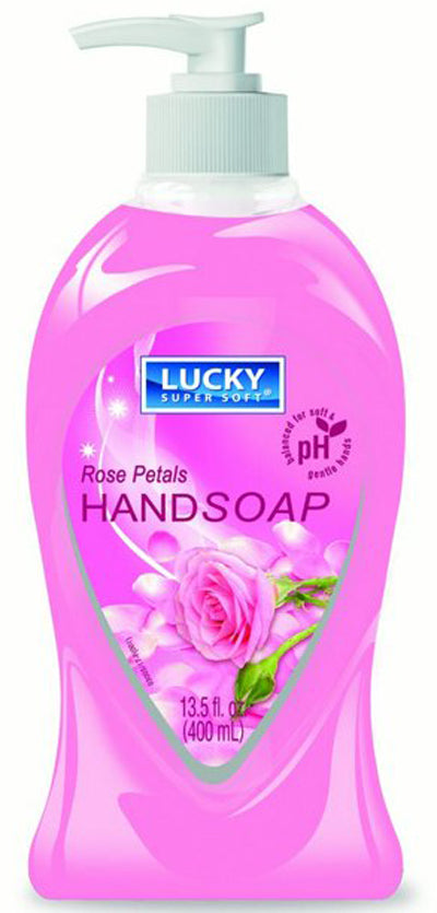 LUCKY HAND LIQUIDSOAP ROSE PETALS 13.5oz PK6 / UOM C12