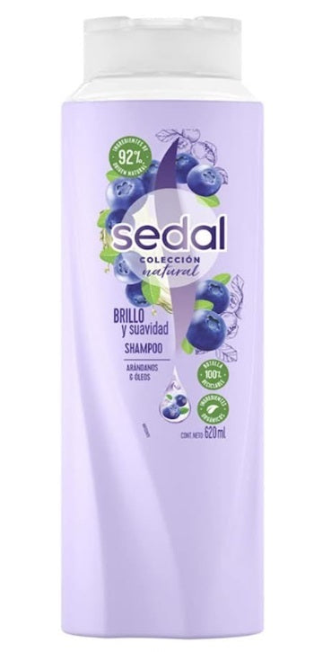 SEDAL SHAMPOO BRILLO Y SUAVIDAD 620ML PK6 / UOM C12