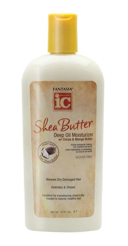 I.C. SHEA BUTTER DEEP OIL MOISTURIZER 12oz PK3 / UOM C12
