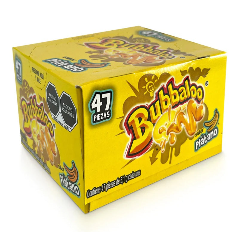 BUBBALOO GUM BANANA 50CT BOX DISPLAY / UOM DSP