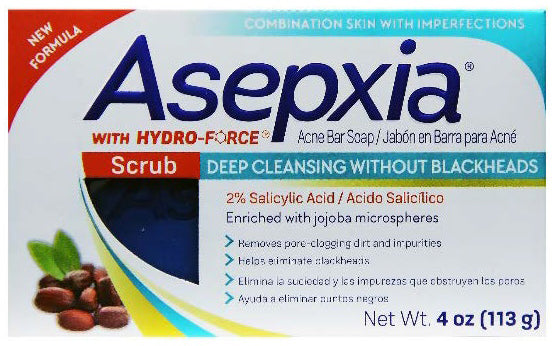 ASEPXIA CLEANSING BAR SCRUB 4OZ-PK5 / UOM C20