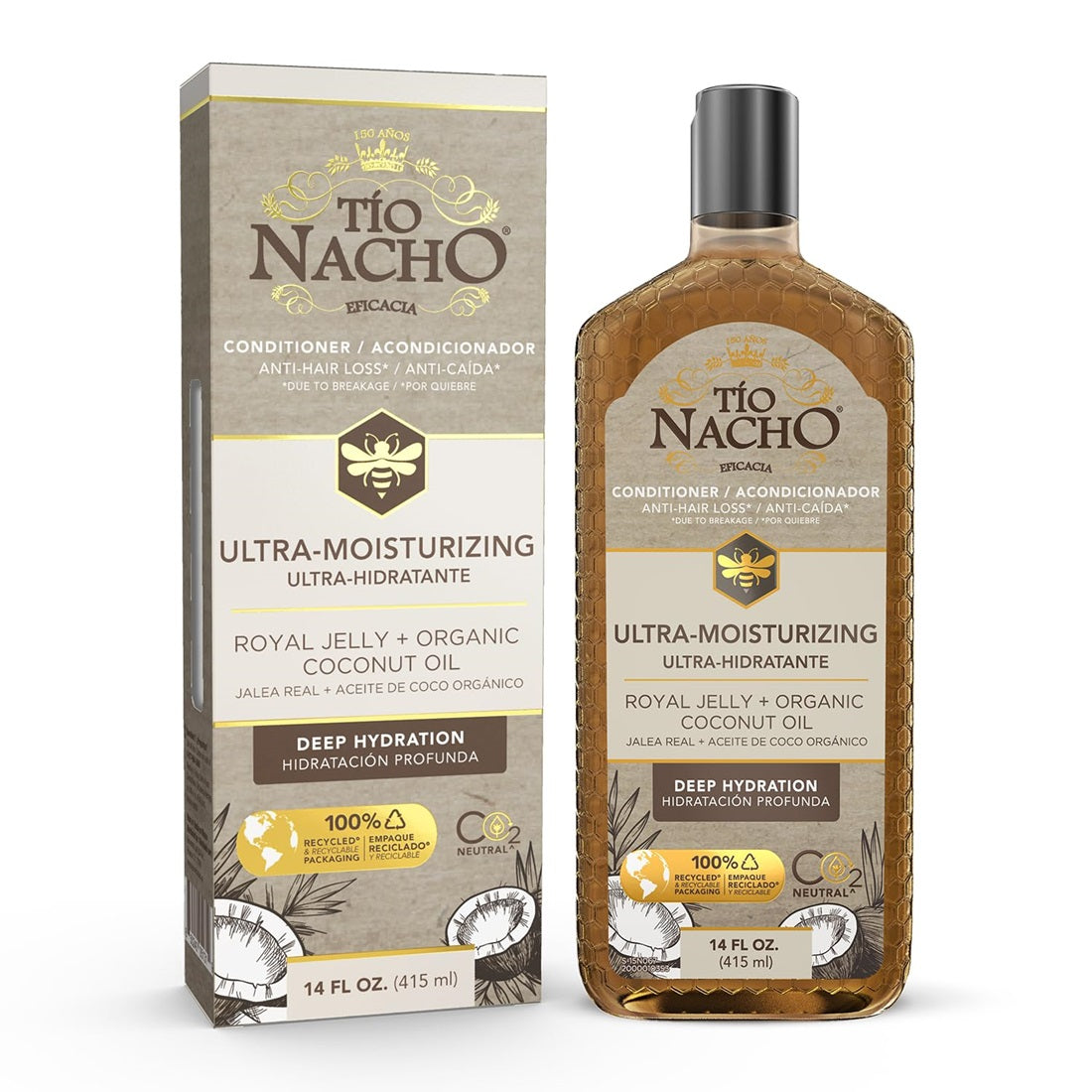 TIO NACHO CONDITIONER COCONUT OIL 14oz PK3 / UOM C12