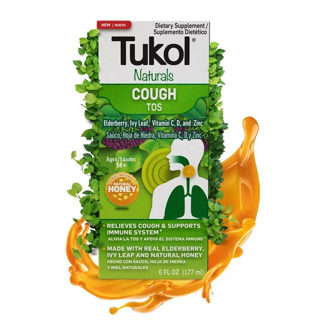 Jarabe para la tos Tukol Naturals de 6 oz | Paquete de 3