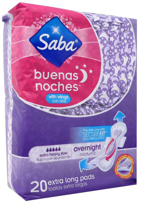 Saba¨ Buenas Noches¨ Maxi Overnight With Wings
