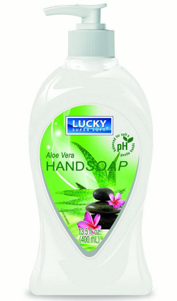 LUCKY HAND LIQUIDSOAP ALOE VERA 13.5oz PK6 / UOM C12