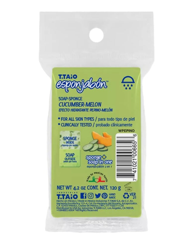 ESPONJABON PEPINO MELON 120g PK3 / UOM C30