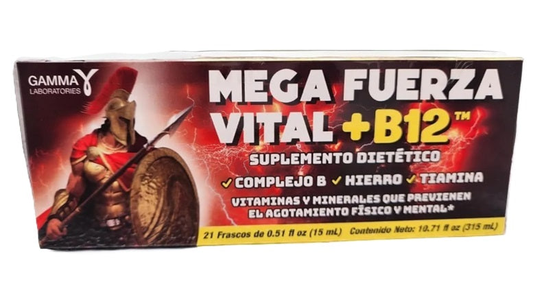 MEGA FUERZA VITAL 21 VIALES GAMMA PK3 UOM C21