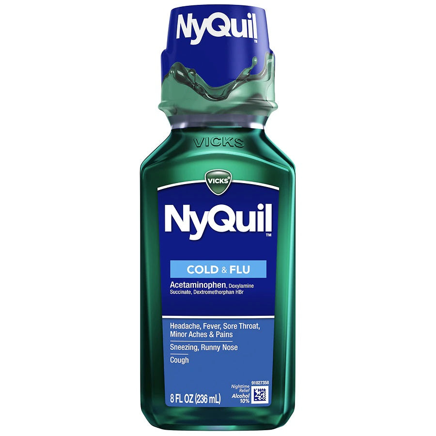 NYQUIL GREEN NEW TYPE 8 OZ PK3 / UOM C12