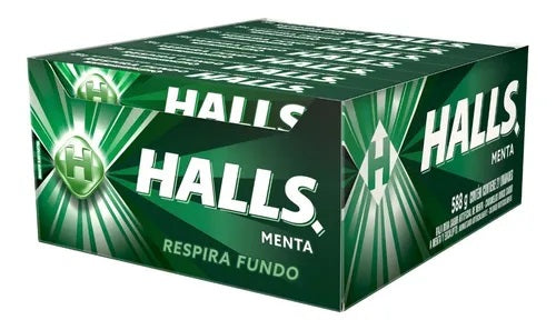 Halls Menta Spearmint 21 Count Display