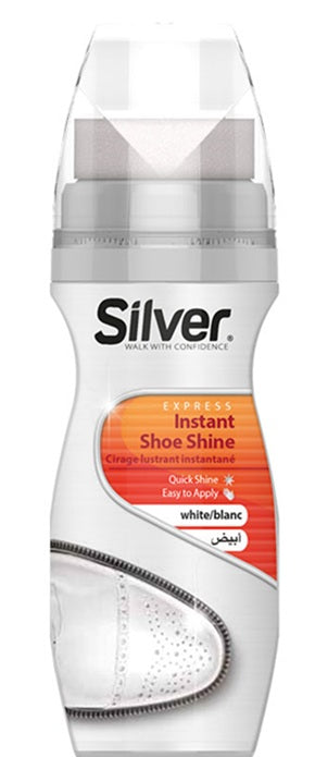 SILVER SHOE POLISH WHITE 75ml C12 / UOM C12