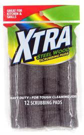 ESPONJA XTRA STEEL WOOL 12 SCRUBBING PADS PK12 / UOM M48