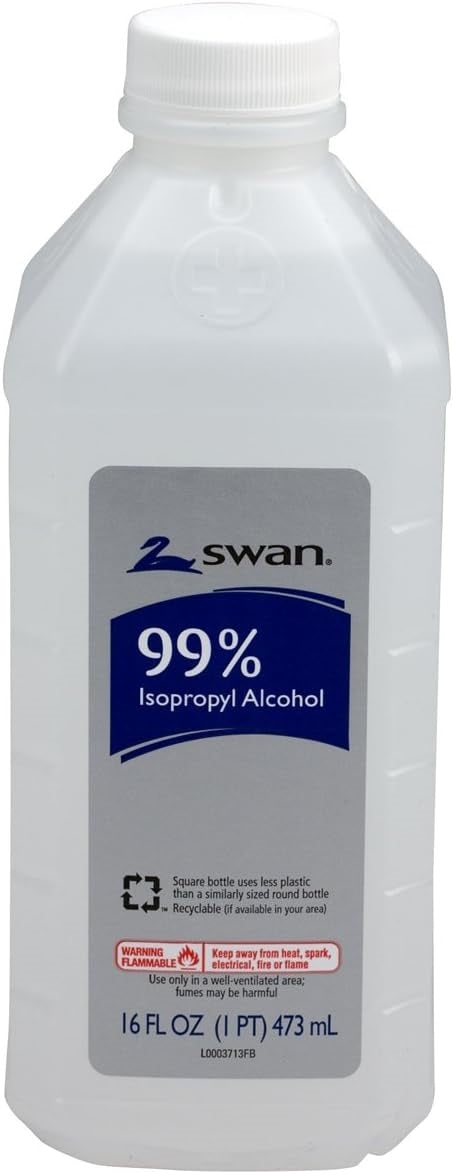 SWAN ALCOHOL 99% CLEAR 16oz PK6 / UOM 12