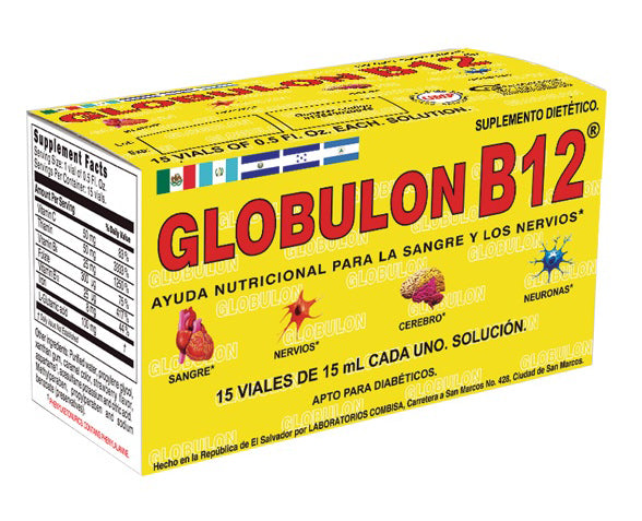 Globulon B12 (15 viales) | Paquete de 4
