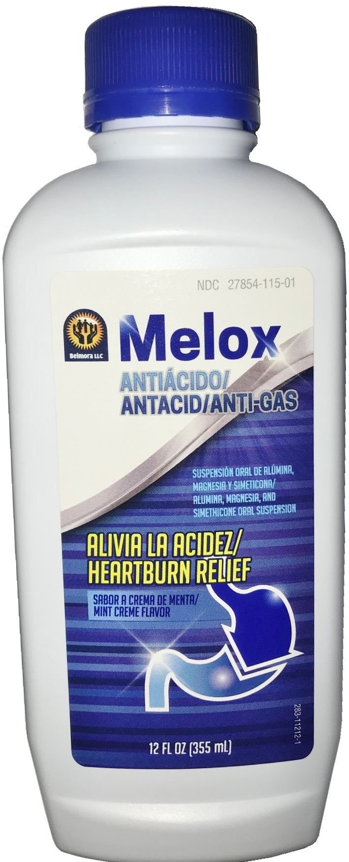 MELOX ANTIACIDO 12OZ PK3 / UOM C12