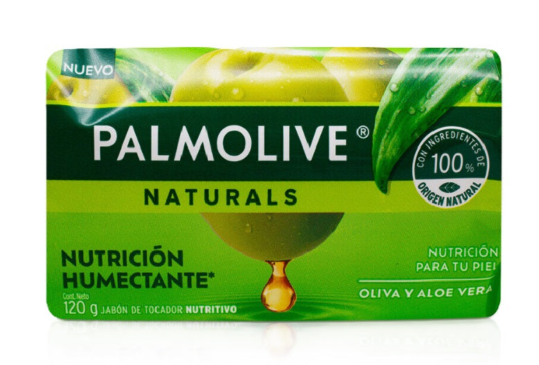 JABON PALMOLIVE ALOE SENSACION HUMECTANTE 120GR PK12 / UOM M72