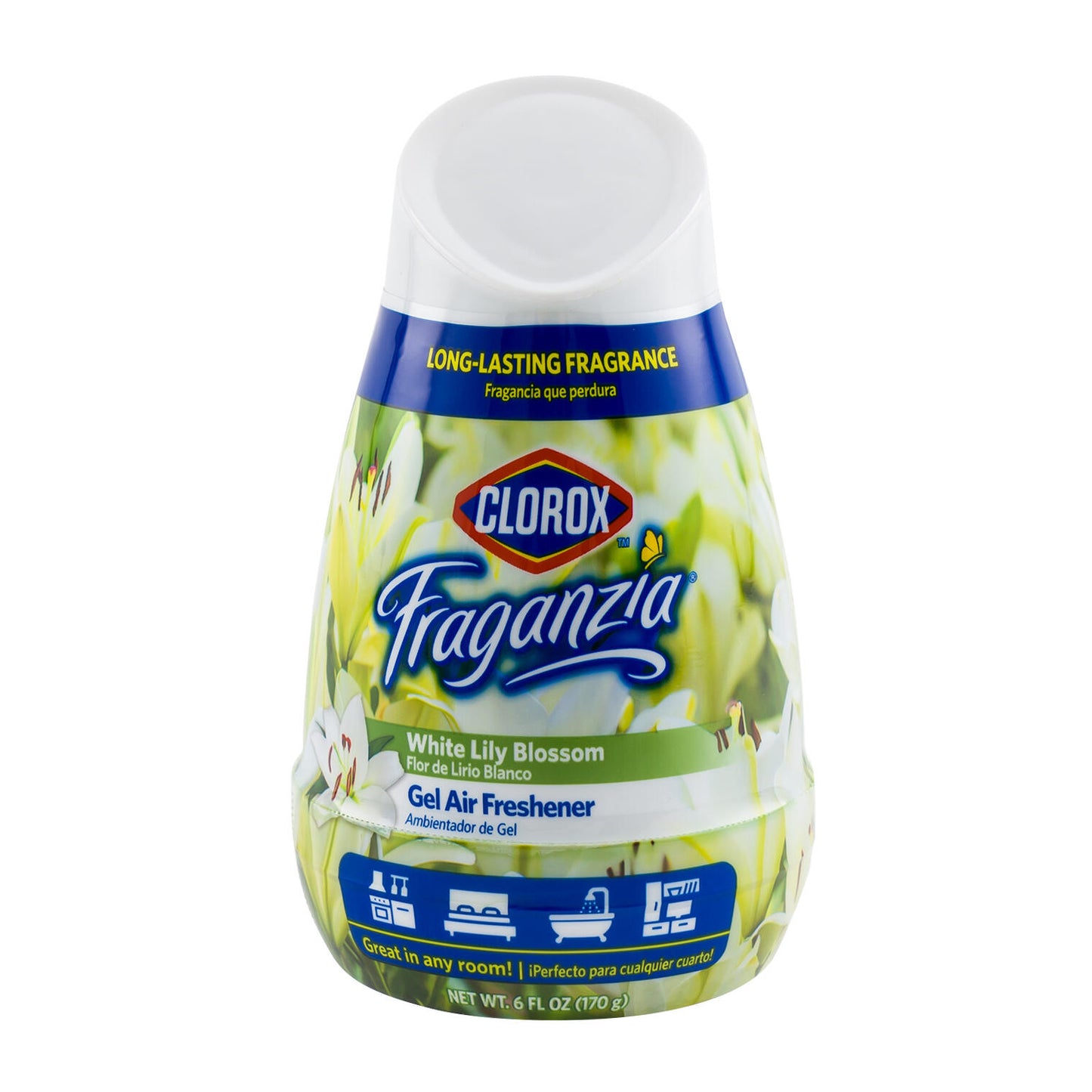 CLOROX FRAGANZIA AIR FRESHENER WHITE LILY 6oz C12 / UOM C12
