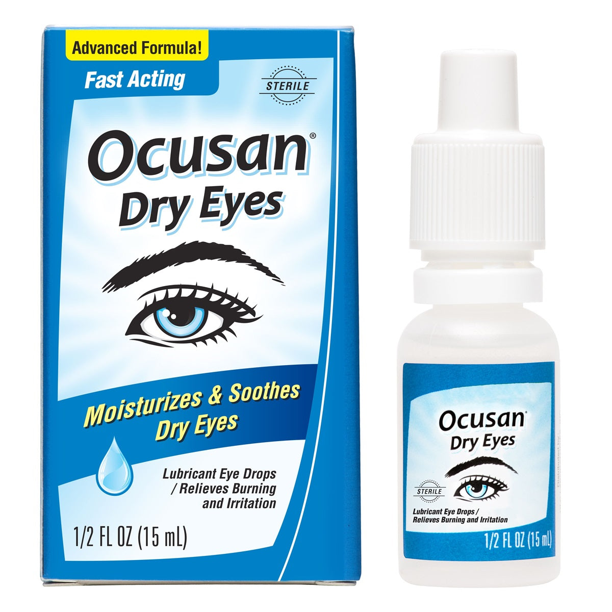 LAGRIMAS ARTIFICIALES OCUSAN GOTAS 15CC PK3 / UOM C24