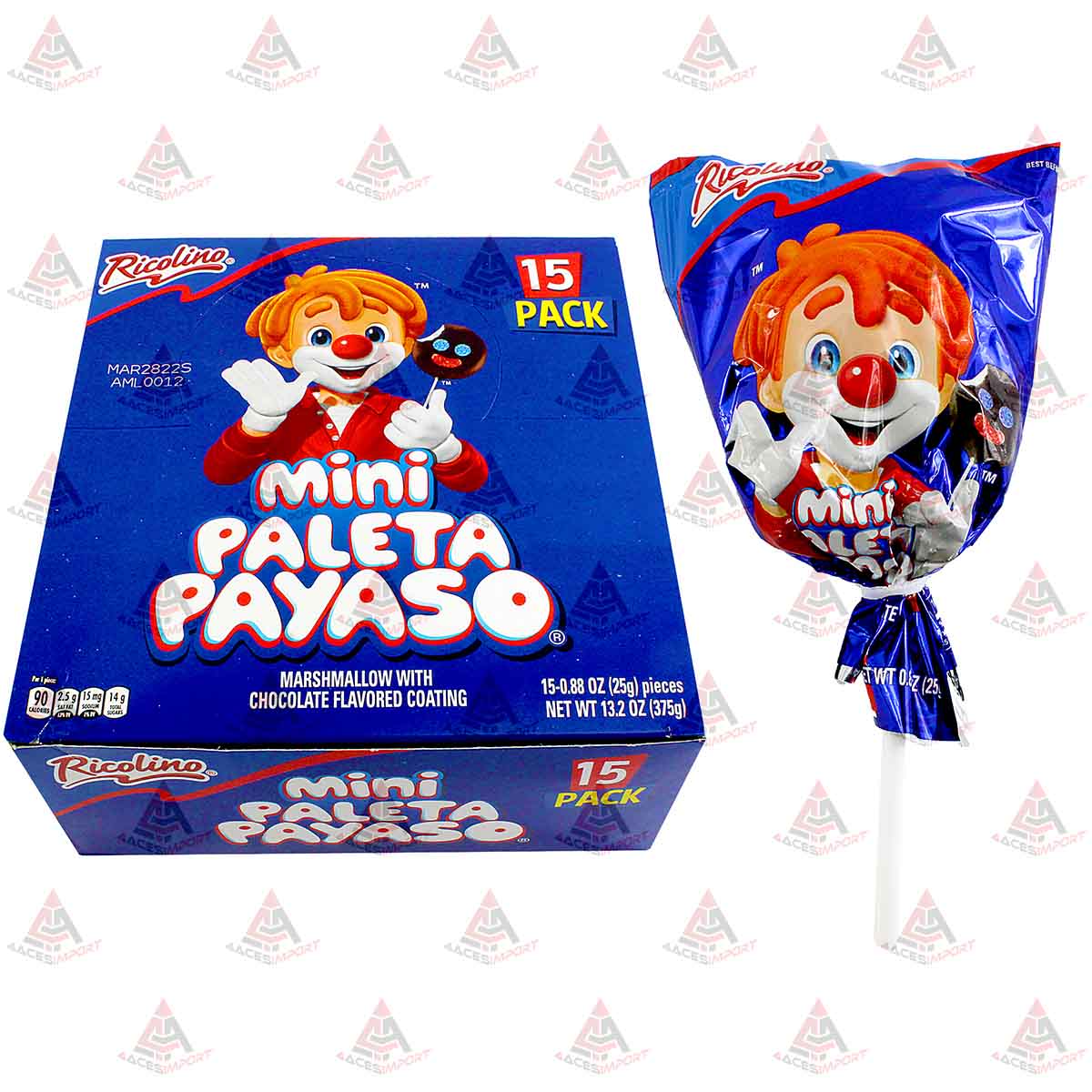MINI PALETA PAYASO 15CT DISPLAY -PK3 / UOM C12