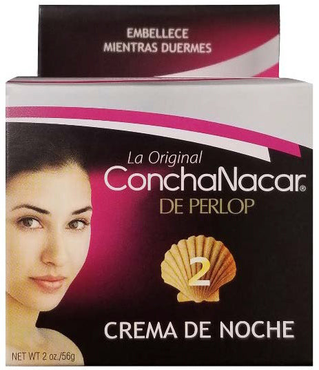 Concha Nacar Number 2 Night Cream overnight brightening and skin renewal face cream