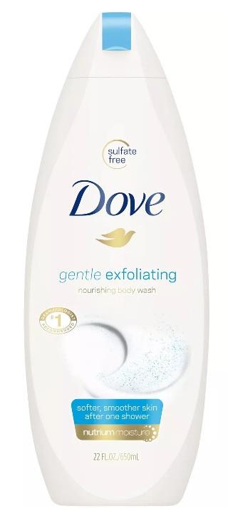 DOVE BODY WASH GENTLE SCRUB 500ml CS6 / UOM C6