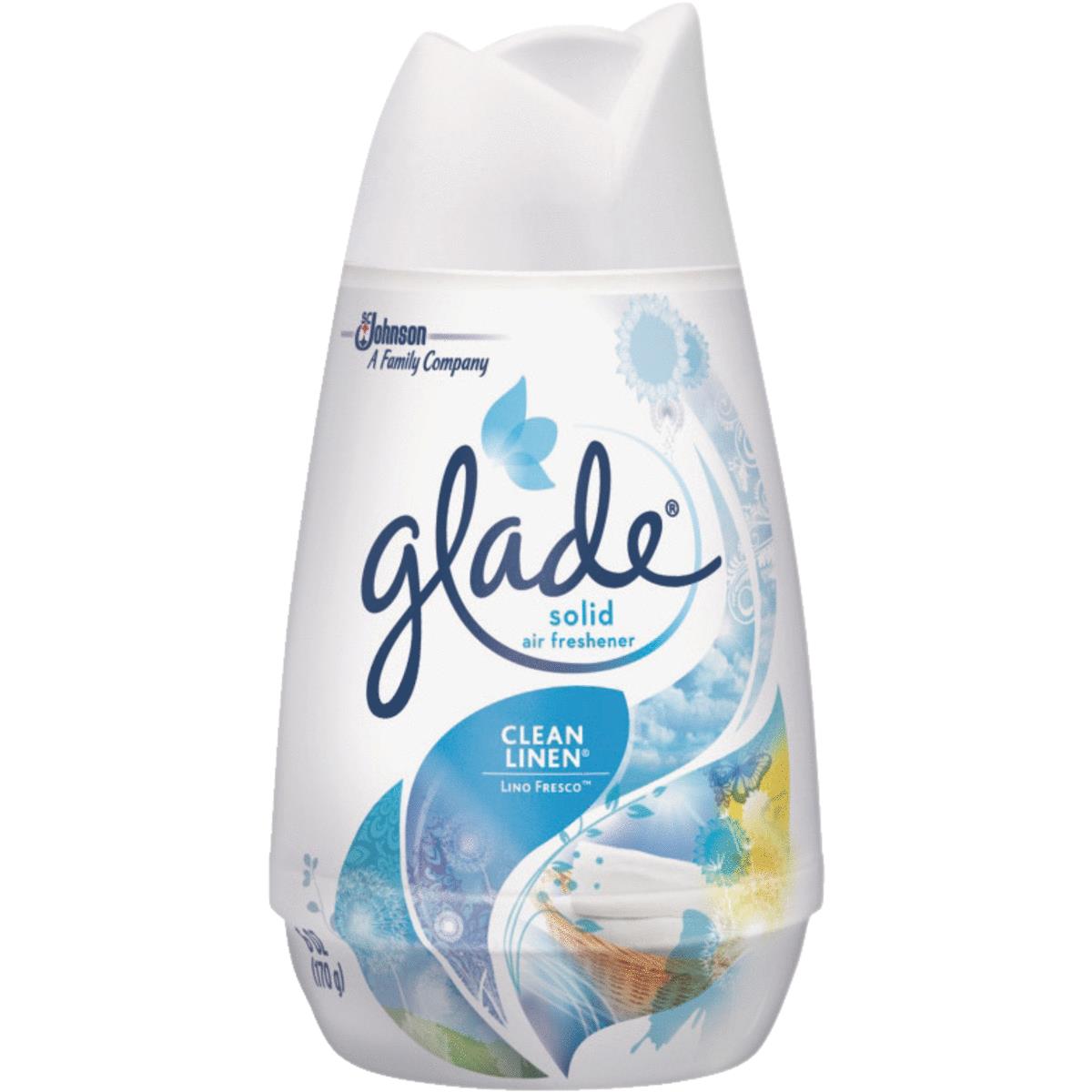 GLADE SOLID CLEAN LINEN 6oz C12 / UOM C12
