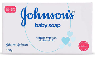 Johnson & Johnson Jabón de Bebé 100g | Paquete de 12